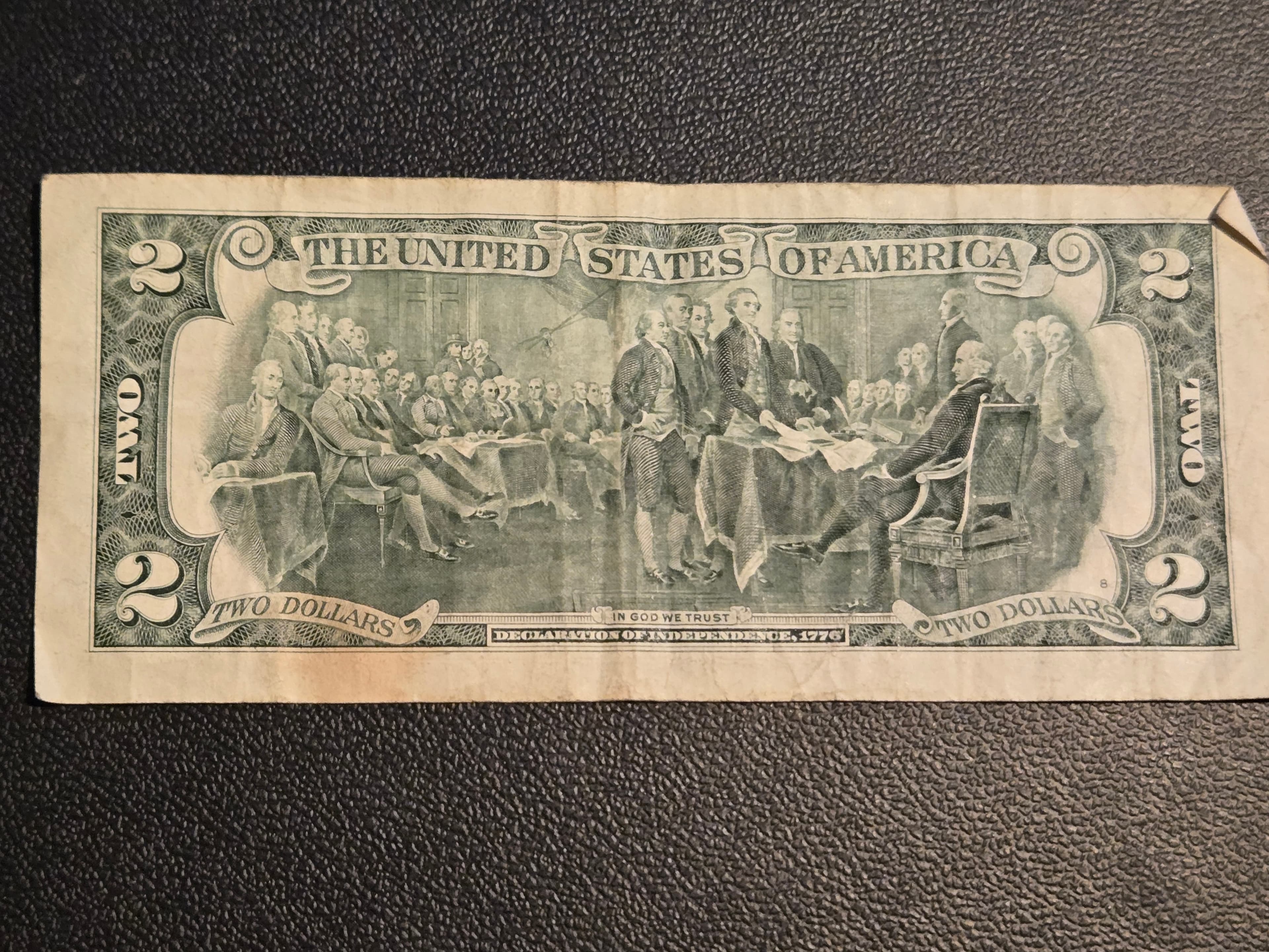 2003 USA $2 Bill - Very Good Condition - Uncertified Collectible Note - Image 1