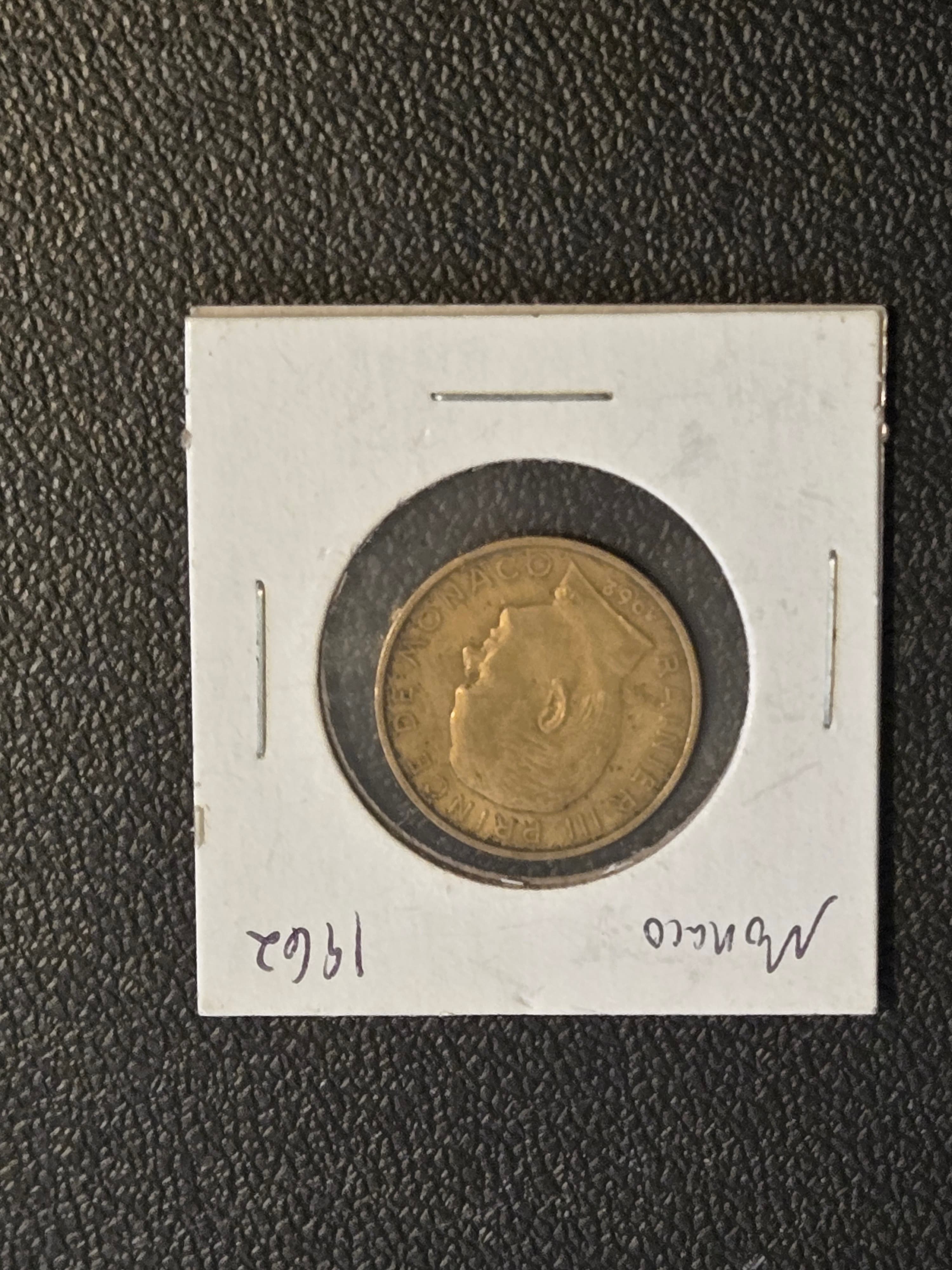 1962 Monaco 20 Centimes Coin - Nickel-Brass, Very Fine, Collectible - Image 1