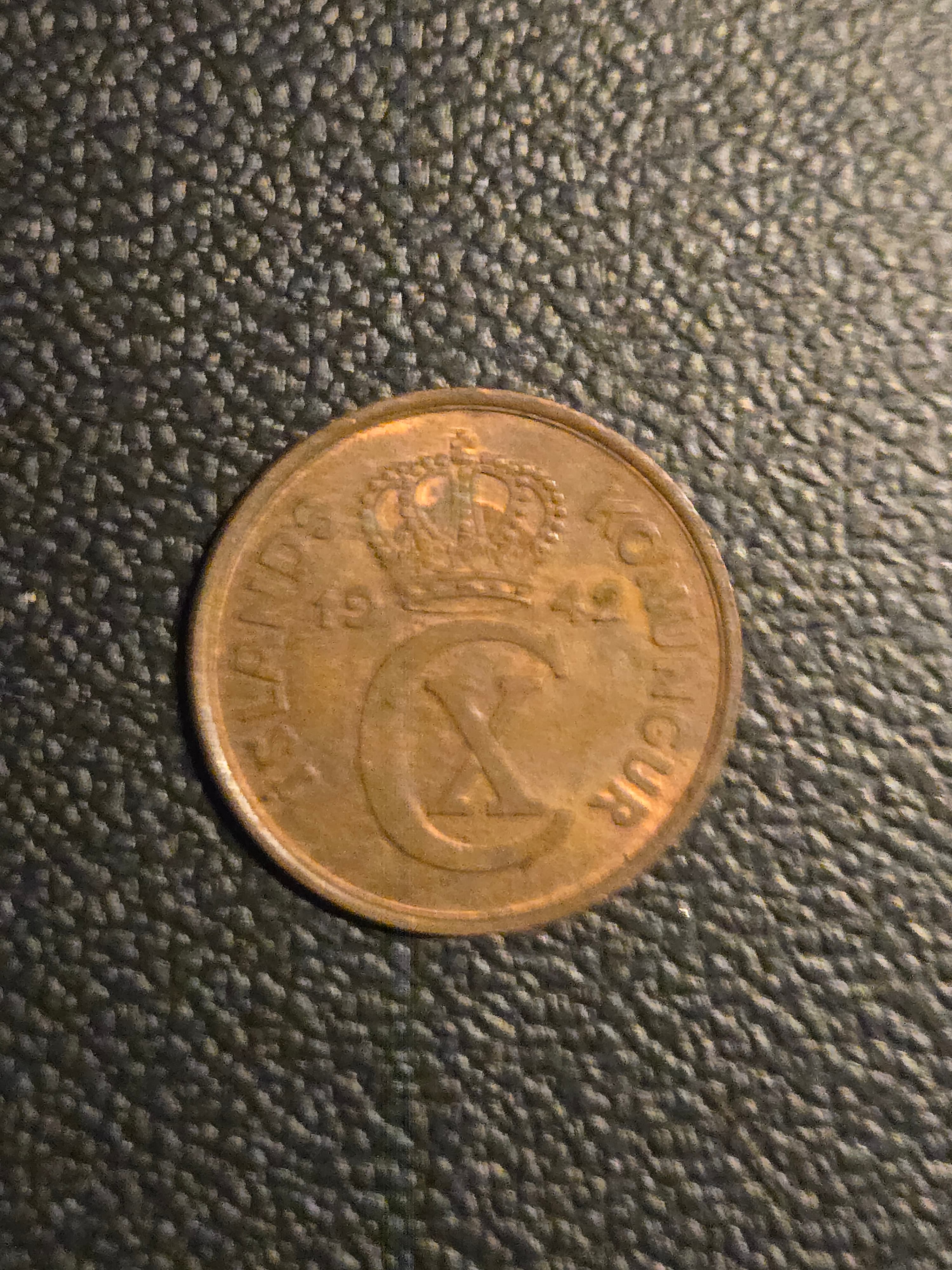 1942 Iceland 5 Kronur Bronze Coin - Very Good Condition, Rare Collectible - Thumbnail 2