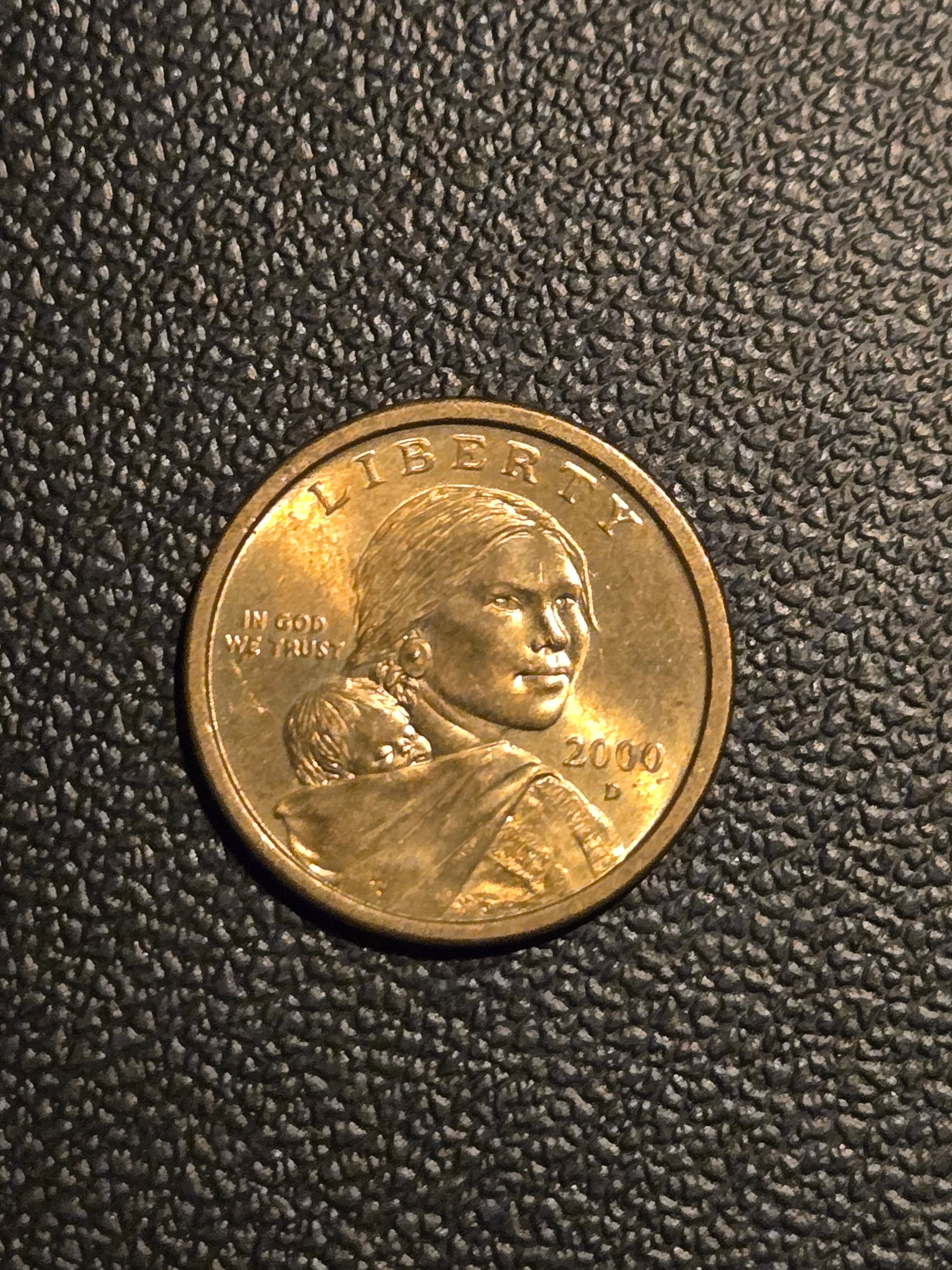 2000 Sacagawea One Dollar Coin - US Mint Uncirculated - D - Image 1
