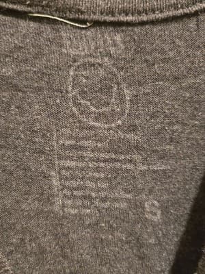 Nirvana Shirt Men's S Graphic Short Sleeve Smiley Face Gray Black Tee - Thumbnail 2