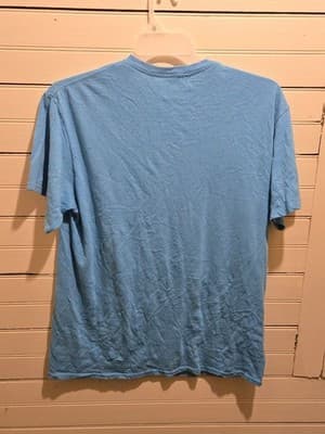 Las Vegas Tshirt Mens Light Blue Short Sleeve Welcome Sign Souvenir Graphic Tee - Thumbnail 2