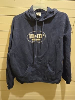 M&M's Brand Hoodie Mens L Navy M&Ms World Las Vegas Algodon Pullover - Image 1