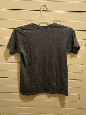 Nirvana Shirt Men's S Graphic Short Sleeve Smiley Face Gray Black Tee - Thumbnail 3