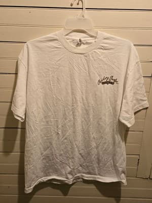 Alstyle T-Shirt Mens XL Cowboy Surfer Grill Graphic White Short Sleeve Casual - Thumbnail 2