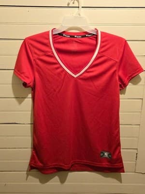 Fanatics NBA Jersey Womens M Red V Neck Short Sleeve Athletic Top Performance - Image 1