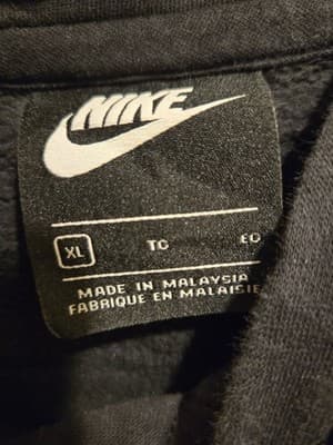 Nike Hoodie Mens XL St Francis Soccer College Black Pullover Hooded Sweatshirt - Thumbnail 2