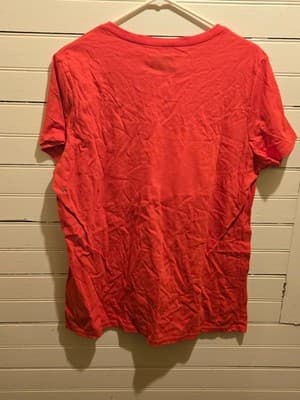 Fanatics T-Shirt Womens XL Kansas City Chiefs V-Neck Red Logo Tee Short Sleeve - Thumbnail 4