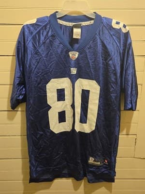 NFL Equipment Football Jersey Mens L Cruz 80 Blue OnField Nylon On back faded - Image 1
