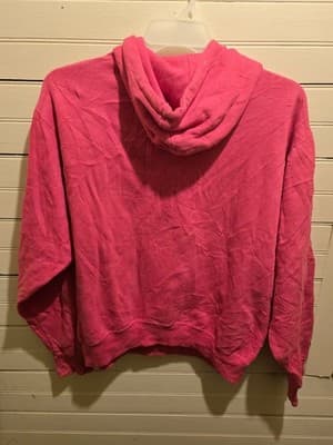 Life Apparel Hoodie Unisex M Pink Boston Pullover Hooded Sweatshirt Fleece - Thumbnail 3