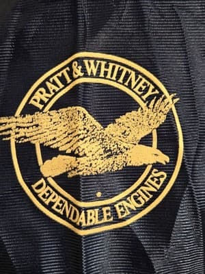 Sport-Tek Jersey Mens L Pratt & Whitney 90 Blue Mesh Short Sleeve Logo Authentic - Thumbnail 2