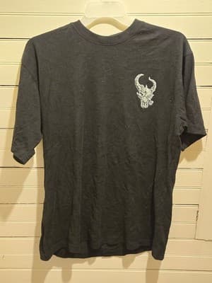 Battle Design T-Shirt Mens XL Black Operation Iraqi Freedom Graphic Skull Tee - Thumbnail 3