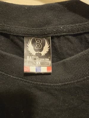 Battle Design T-Shirt Mens XL Black Operation Iraqi Freedom Graphic Skull Tee - Thumbnail 2