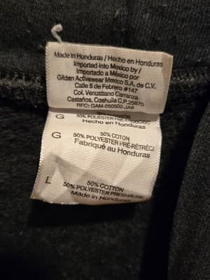 Mens L USMC Hoodie Veterans Memorial Fleece Pullover Black Graphic In Memory - Thumbnail 3