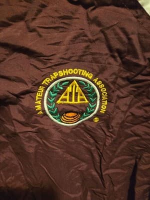 Game Sportswear Jacket Mens XL Maroon Black White Windbreaker ATA Embroidered - Thumbnail 3