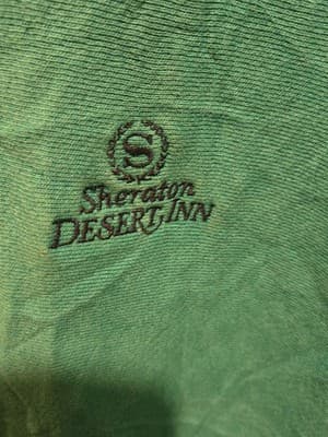 Cutter & Buck Sweatshirt Mens XL Sheraton Desert Inn Embroidered Teal USA - Thumbnail 3