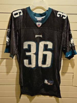 Reebok NFL Jersey Mens M Westbrook 36 Philadelphia Eagles Black Mesh Game Sewn - Thumbnail 3