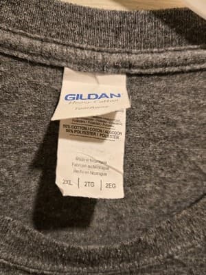 Gildan T-Shirt Mens 2XL Buffalo 716 NY Graphic Short Sleeve Gray Tee Distressed - Thumbnail 3