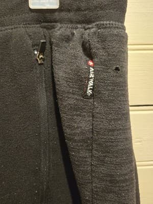 Airwalk Sweatpants Mens L Black Fleece Jogger Zipper Pockets Elastic Cuff Casual - Thumbnail 4