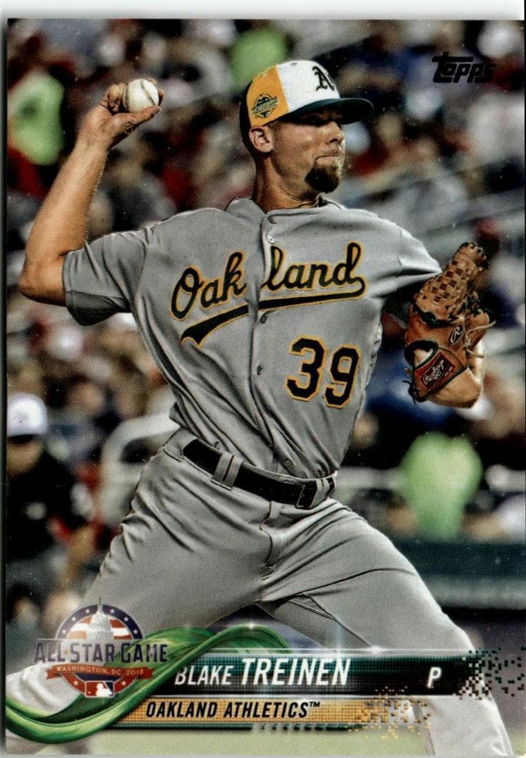 2018 Topps Update #US146 Blake Treinen - Image 1