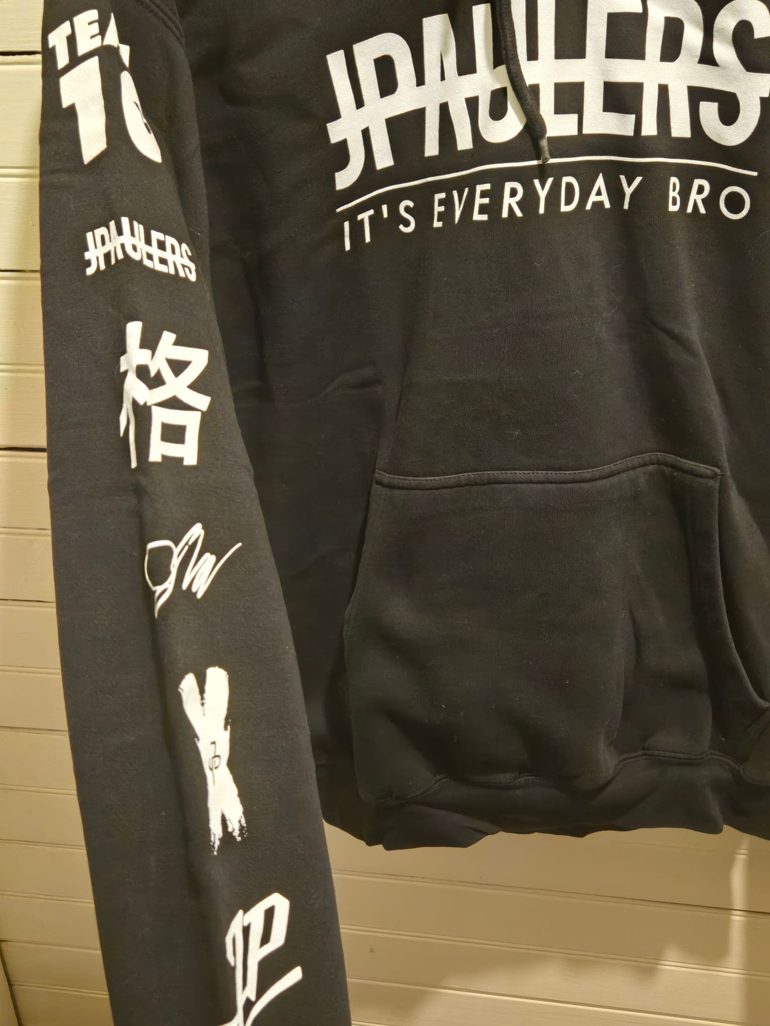 Jake Paul JPAULERS Hoodie Mens M Black Graphic Pullover Drawstring Team10 Logo - Thumbnail 3