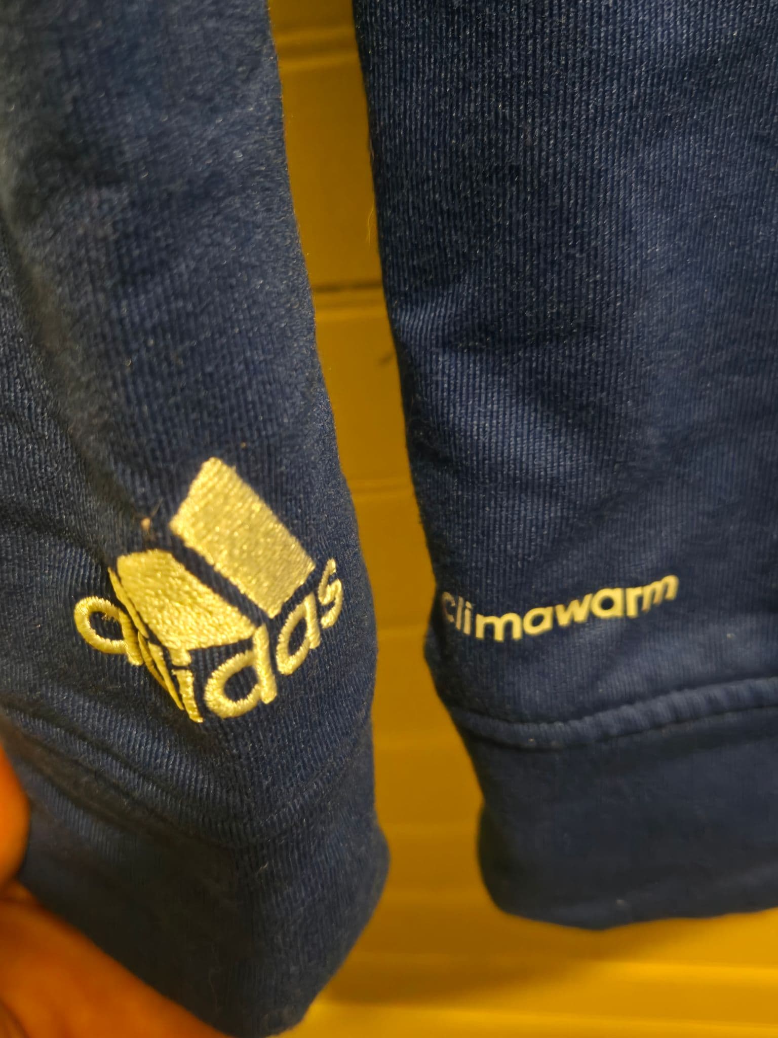 Adidas Hoodie Mens M New York Knicks Royal Blue Climawarm Pullover Kangaroo - Thumbnail 4