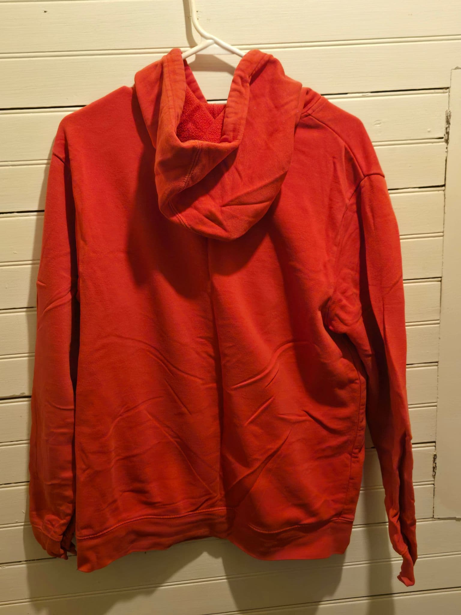 Majestic Hoodie Mens M New Jersey Devils NHL Pullover Red Graphic Fleece Lined - Thumbnail 2