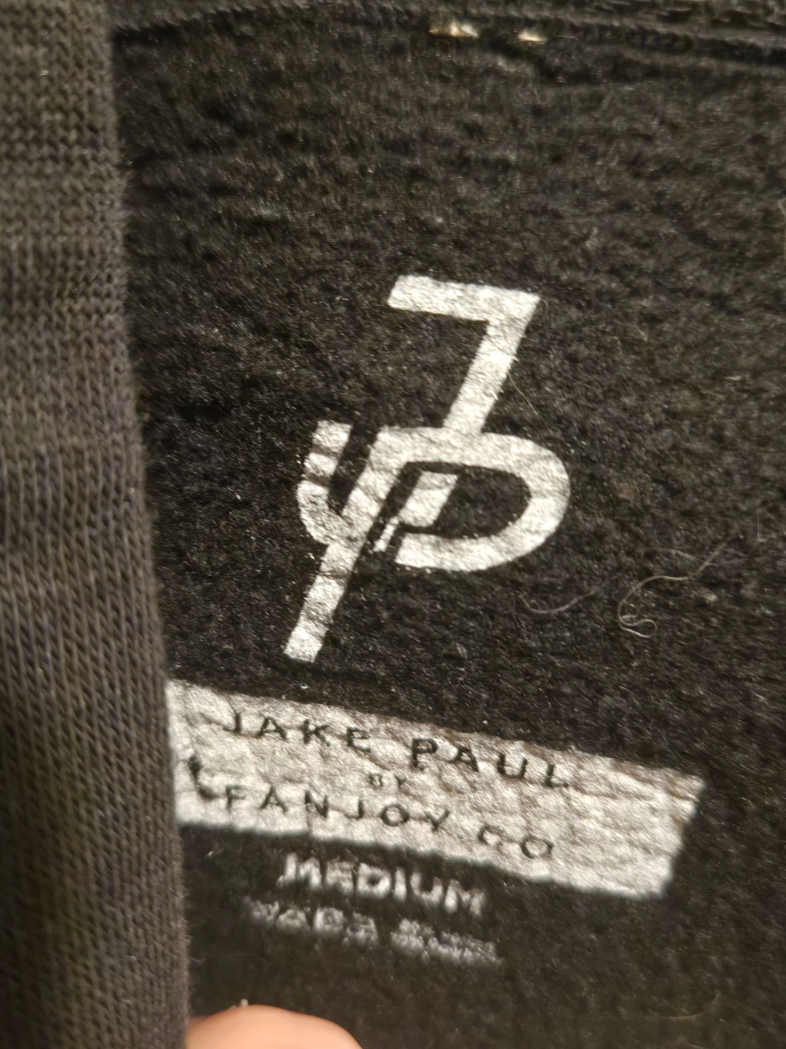 Jake Paul JPAULERS Hoodie Mens M Black Graphic Pullover Drawstring Team10 Logo - Thumbnail 4