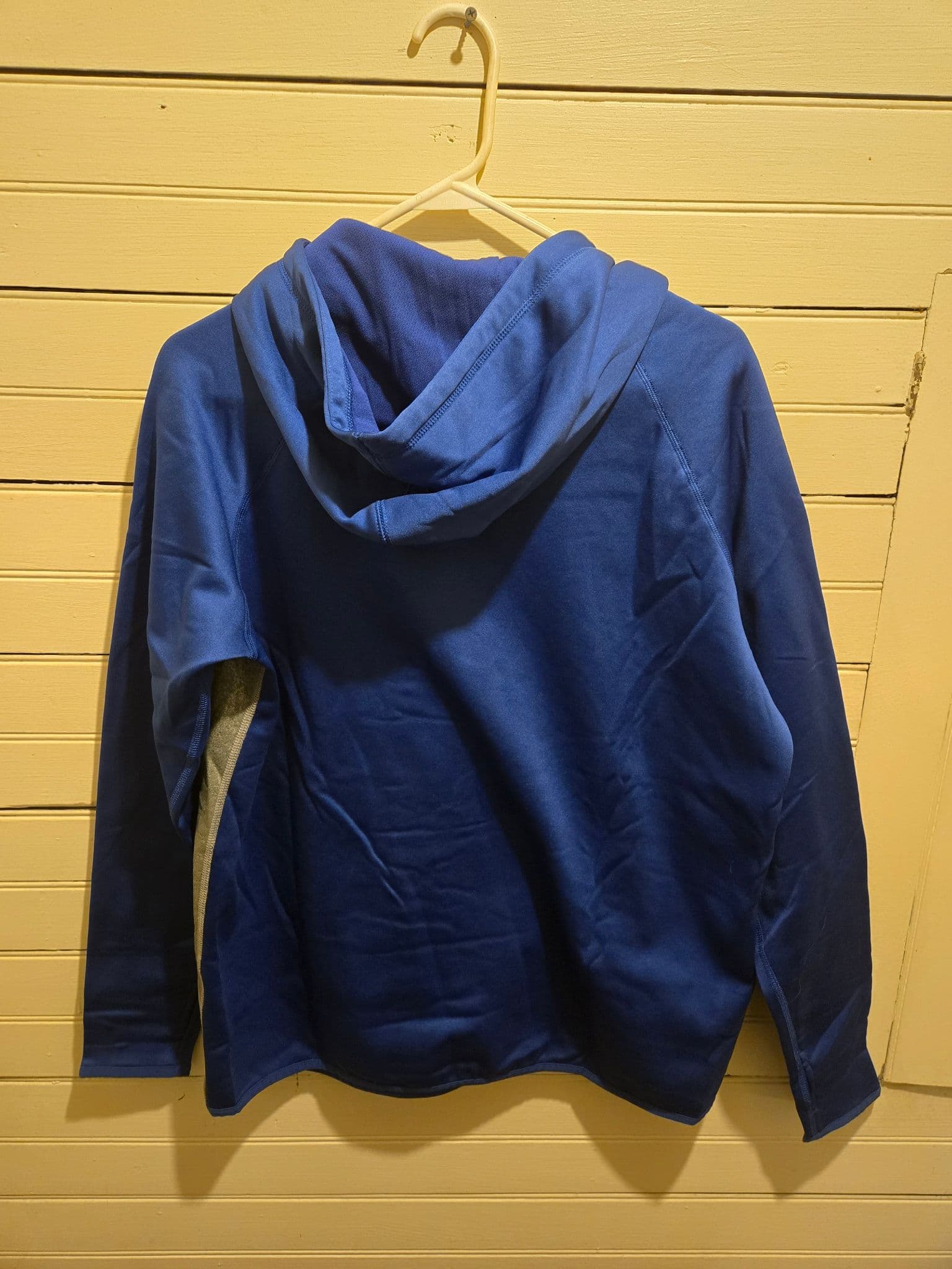 Adidas Hoodie Mens M New York Knicks Royal Blue Climawarm Pullover Kangaroo - Thumbnail 2