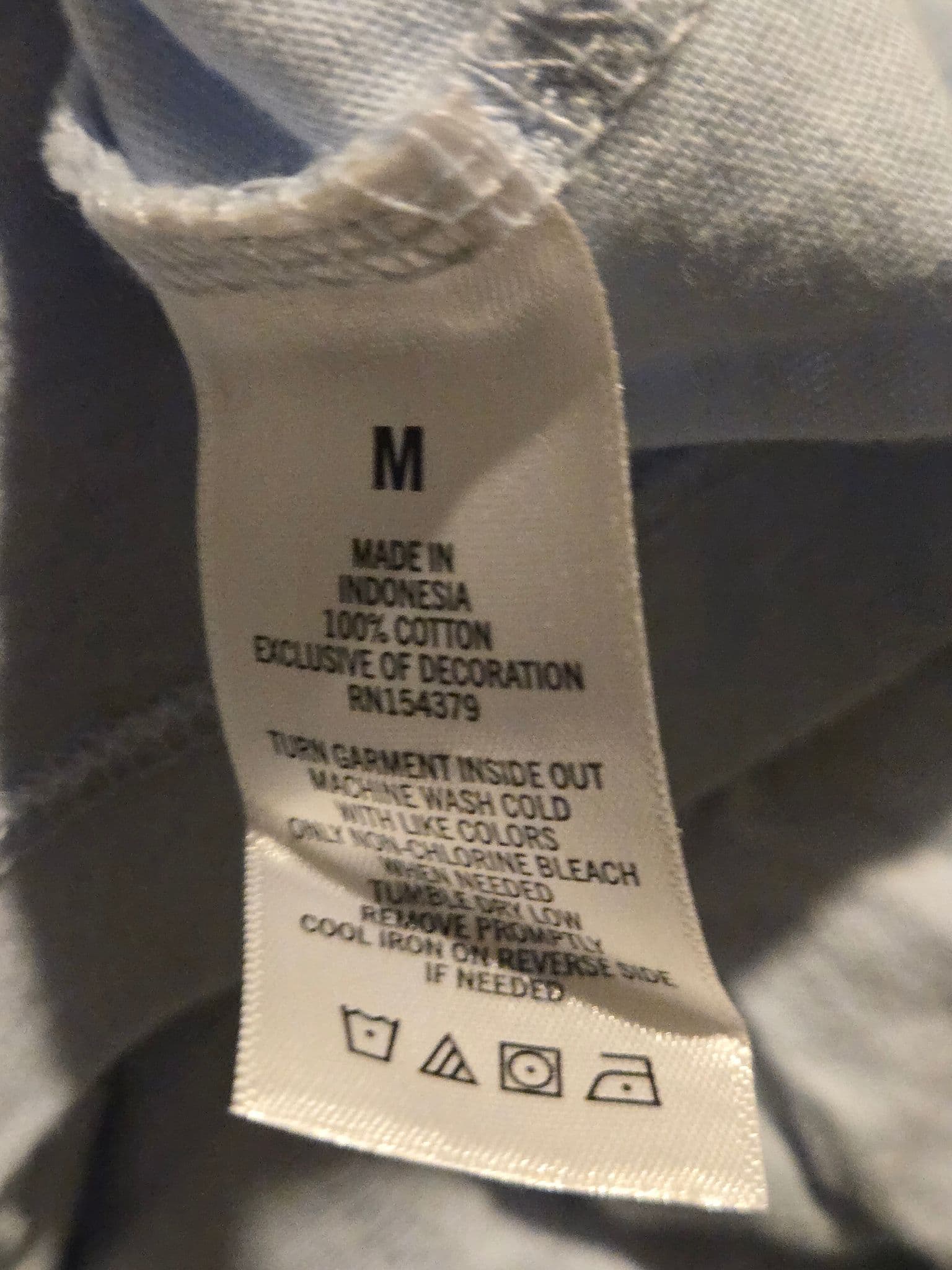 Aeropostale Shirt Mens M Light Blue 1987 Embroidered Applique 100% Cotton NWT - Thumbnail 4