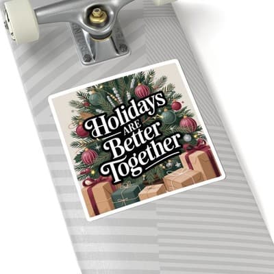 Holiday-Themed Kiss-Cut Stickers, Cheerful Décor, Gift Accessories, Laptop [...] - Thumbnail 2