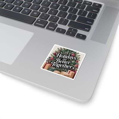 Holiday-Themed Kiss-Cut Stickers, Cheerful Décor, Gift Accessories, Laptop [...] - Thumbnail 2