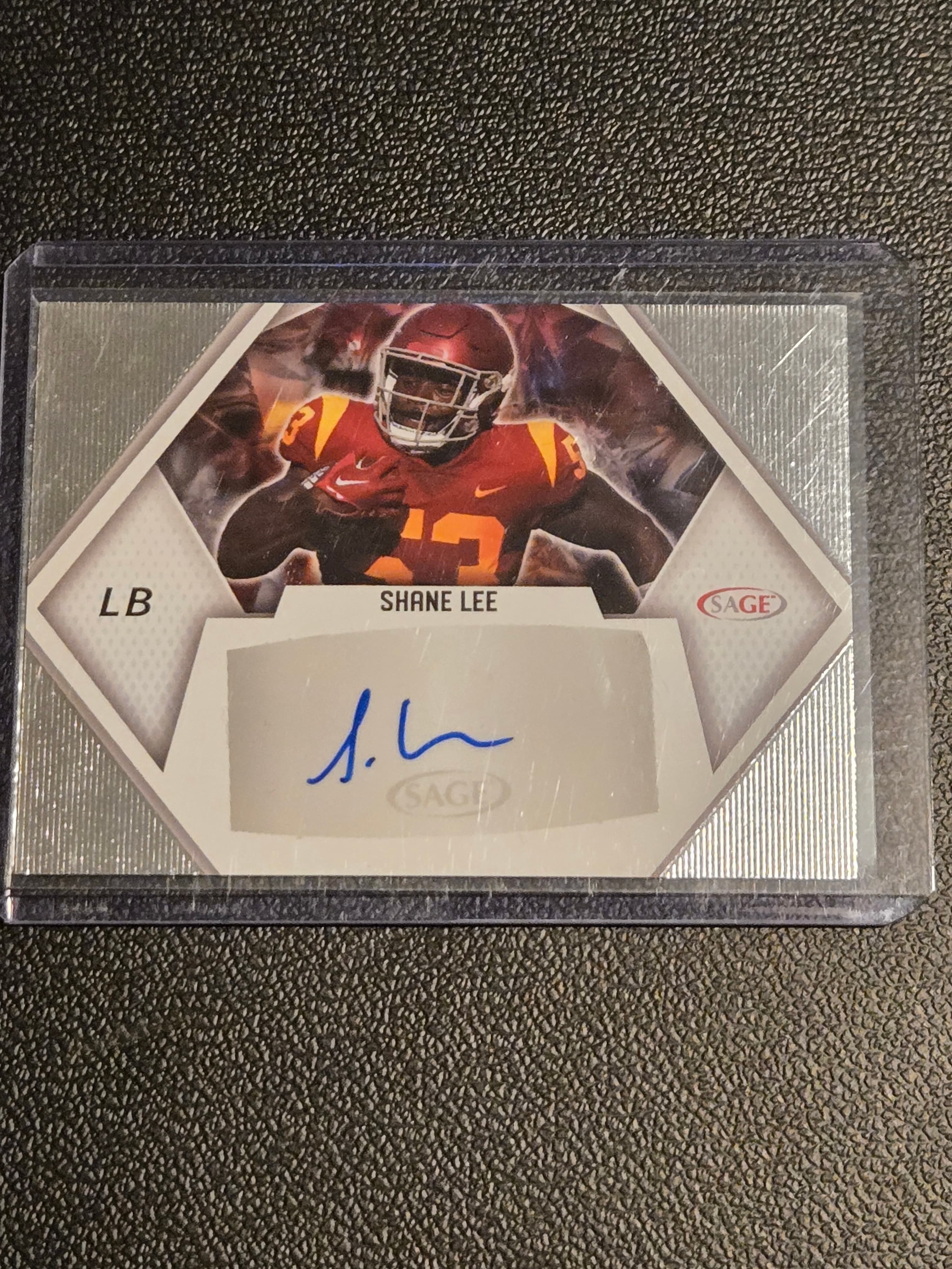 2023 SAGE HIT #A-SL Shane Lee Autographs Silver (Low Series) - Image 1
