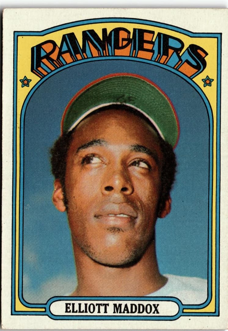 1972 Topps #277 Elliott Maddox - Image 1