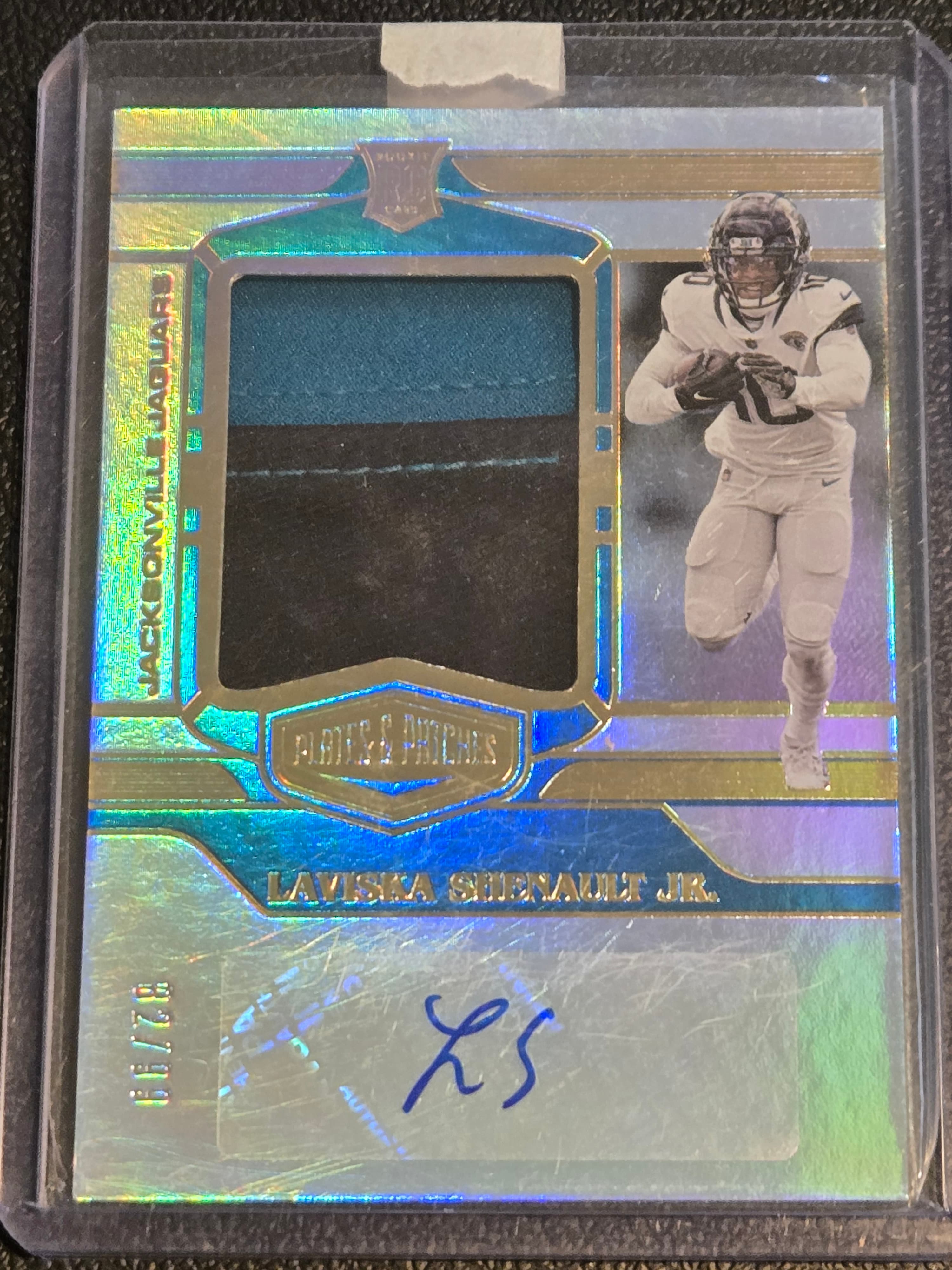 2020 Plates & Patches #RPA-LS L.Shenault Jr. Rookie Patch Autos #/99 - Image 1