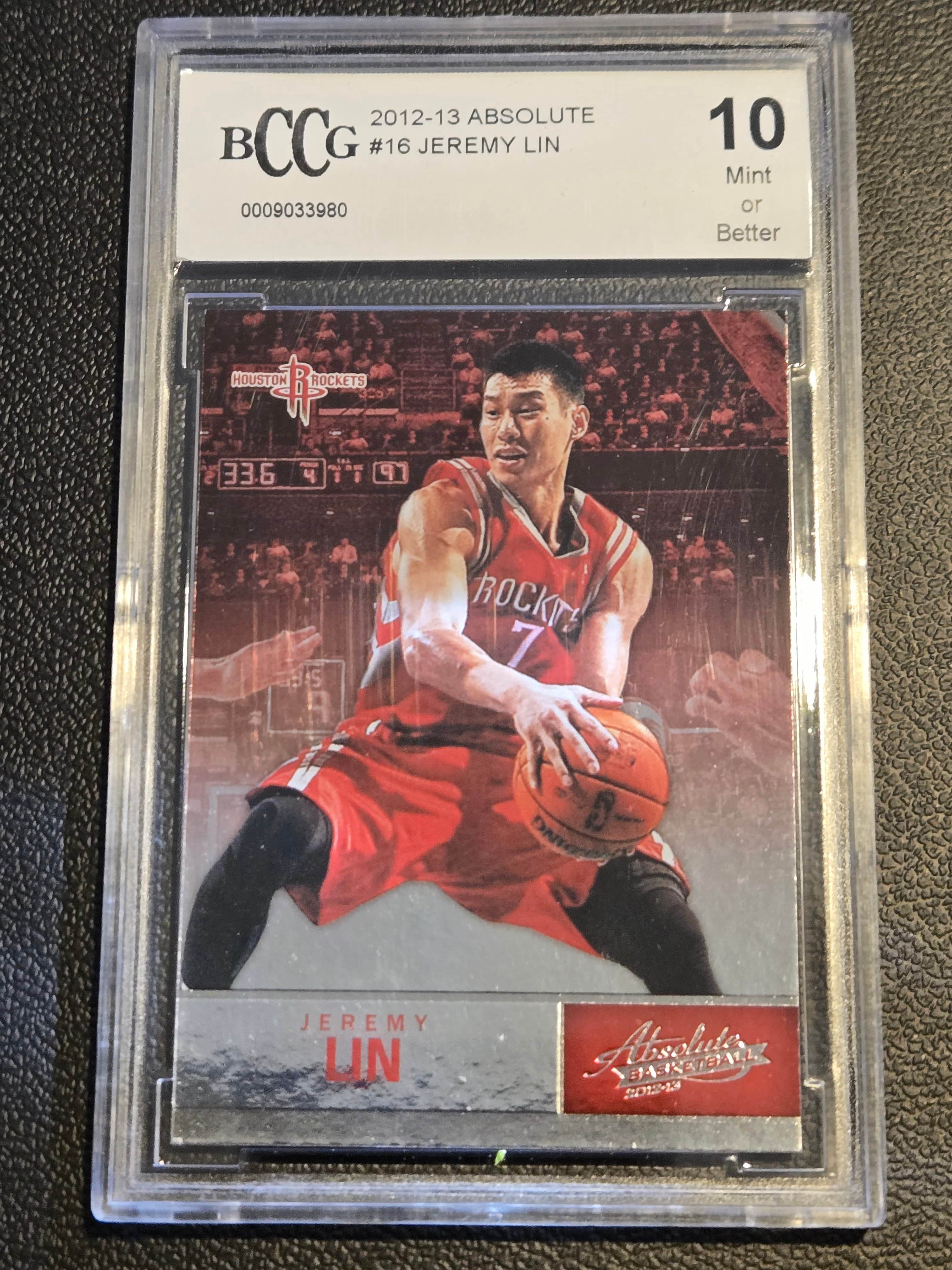 2012-13 Panini Absolute #16 Jeremy Lin BCCG 10 - Image 1