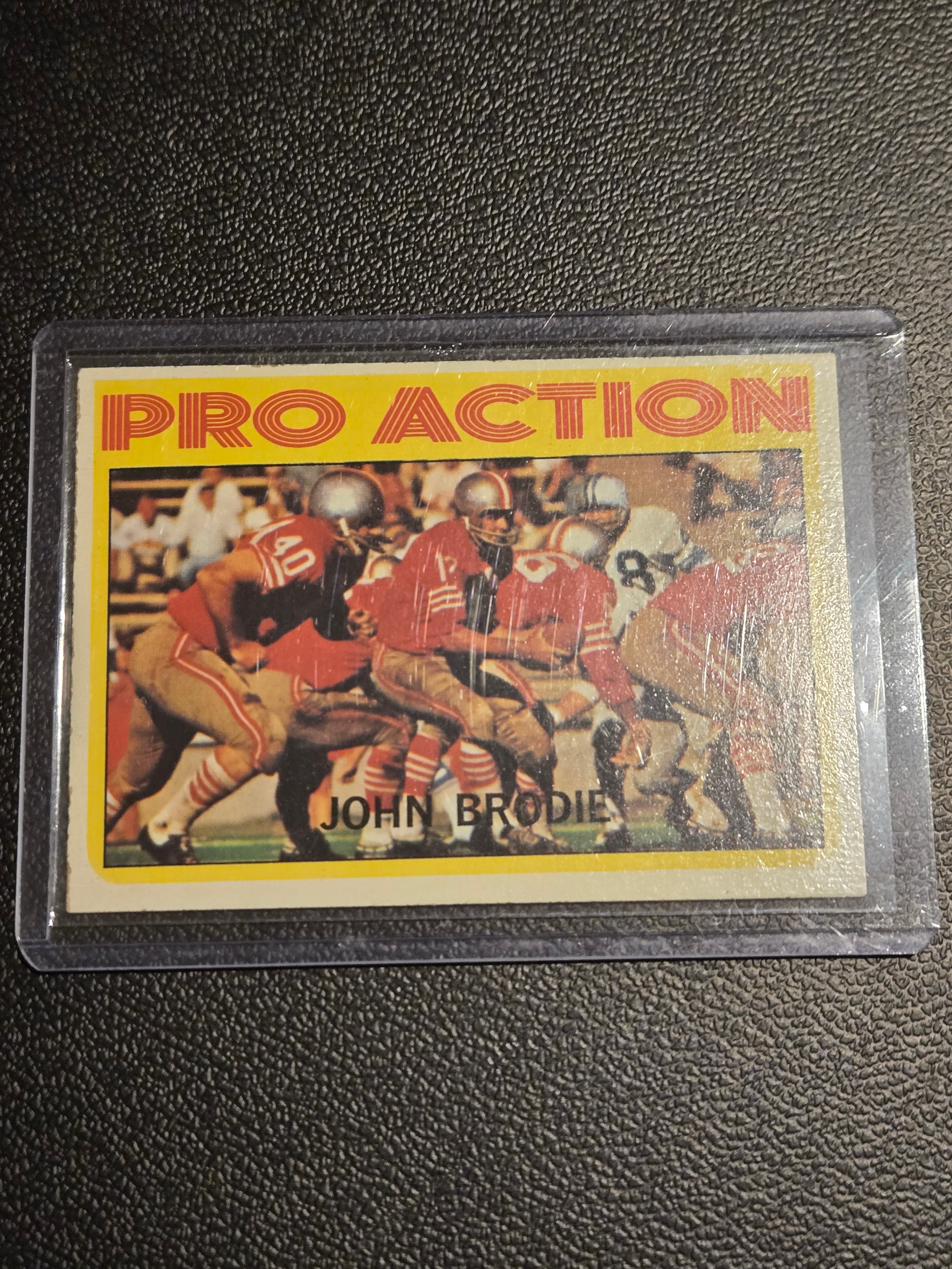 1972 Topps #124 John Brodie - Image 1