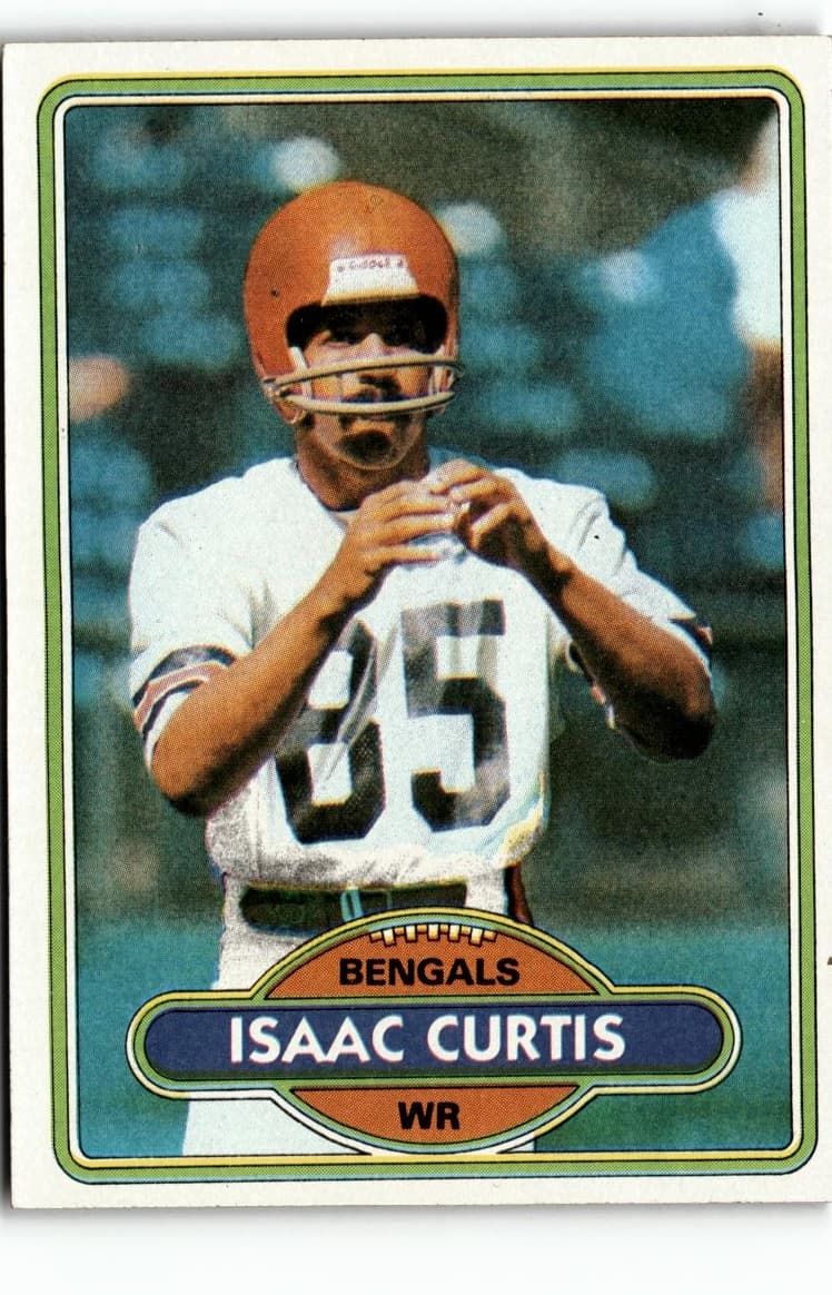 1980 Topps #17 Isaac Curtis - Image 1