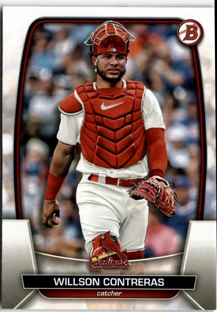 2023 Bowman #100 Willson Contreras - Image 1