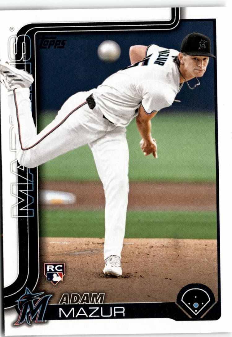 2025 Topps #309 Adam Mazur - Image 1
