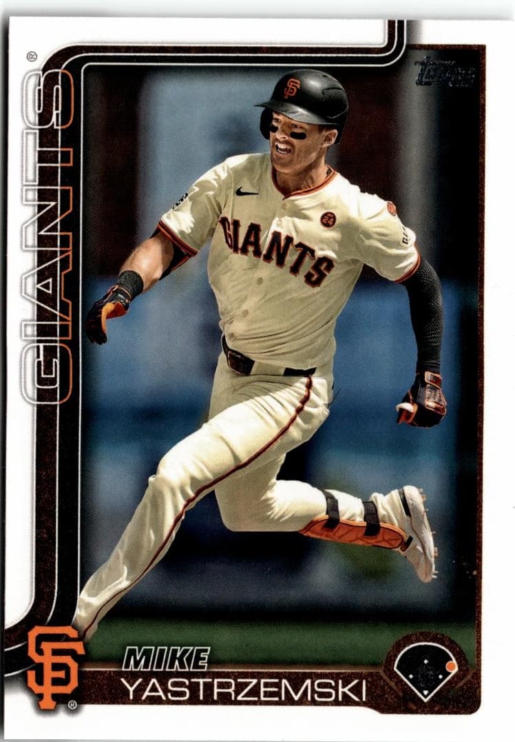 2025 Topps #186 Mike Yastrzemski - Image 1