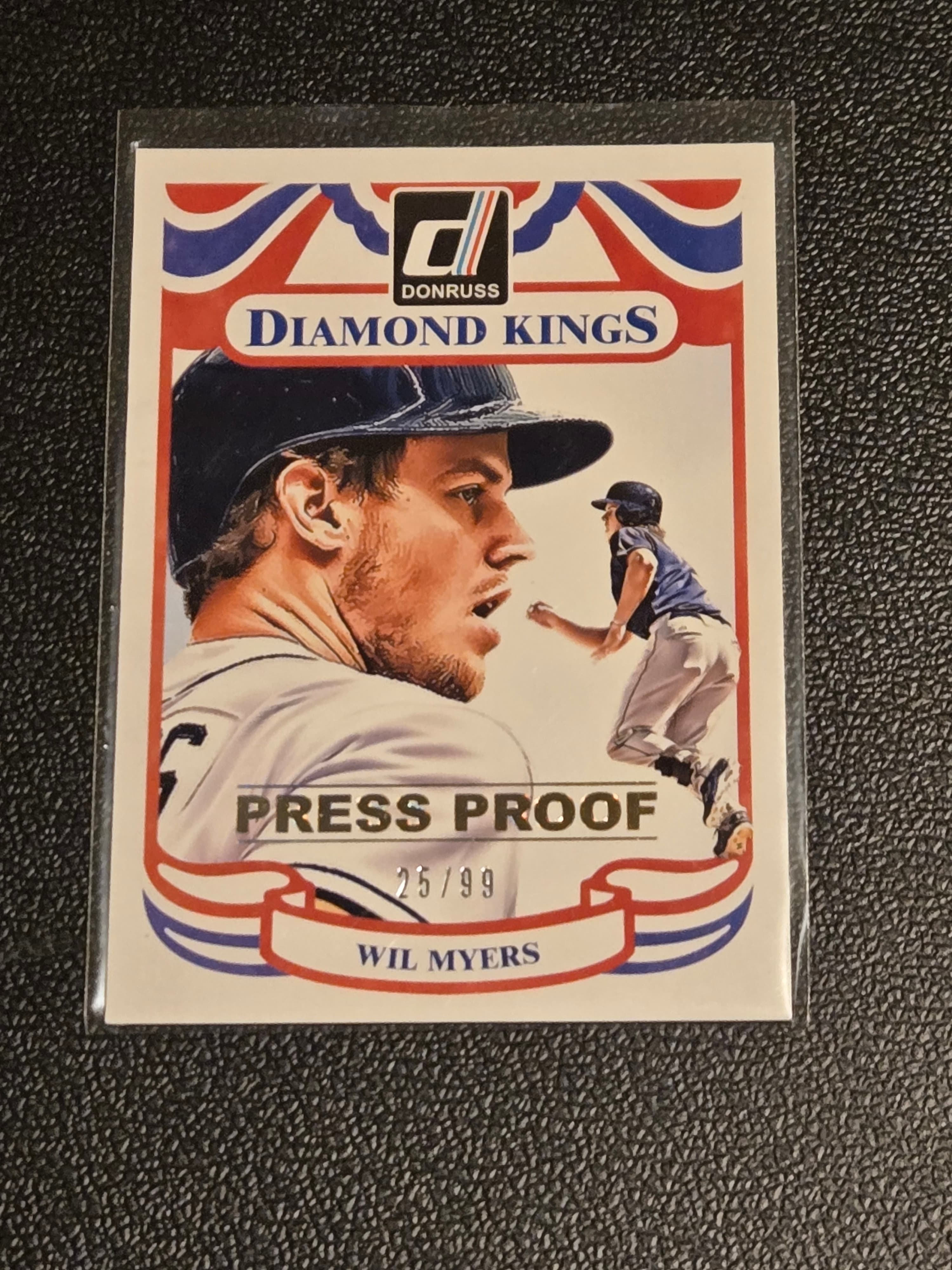 2014 Donruss #220 Wil Myers Press Proofs Gold #/99 - Image 1