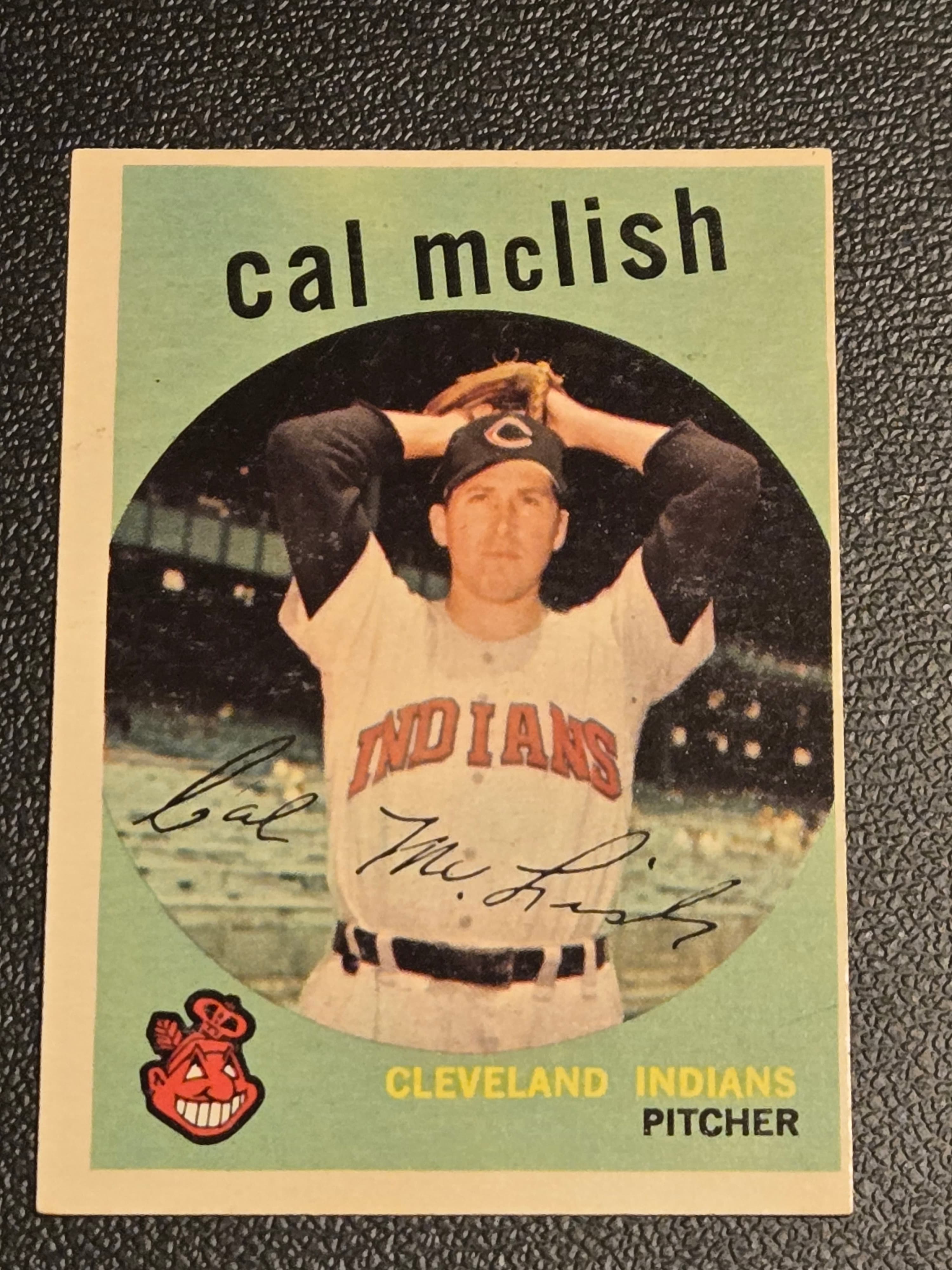 1959 Topps #445 Cal McLish - Image 1