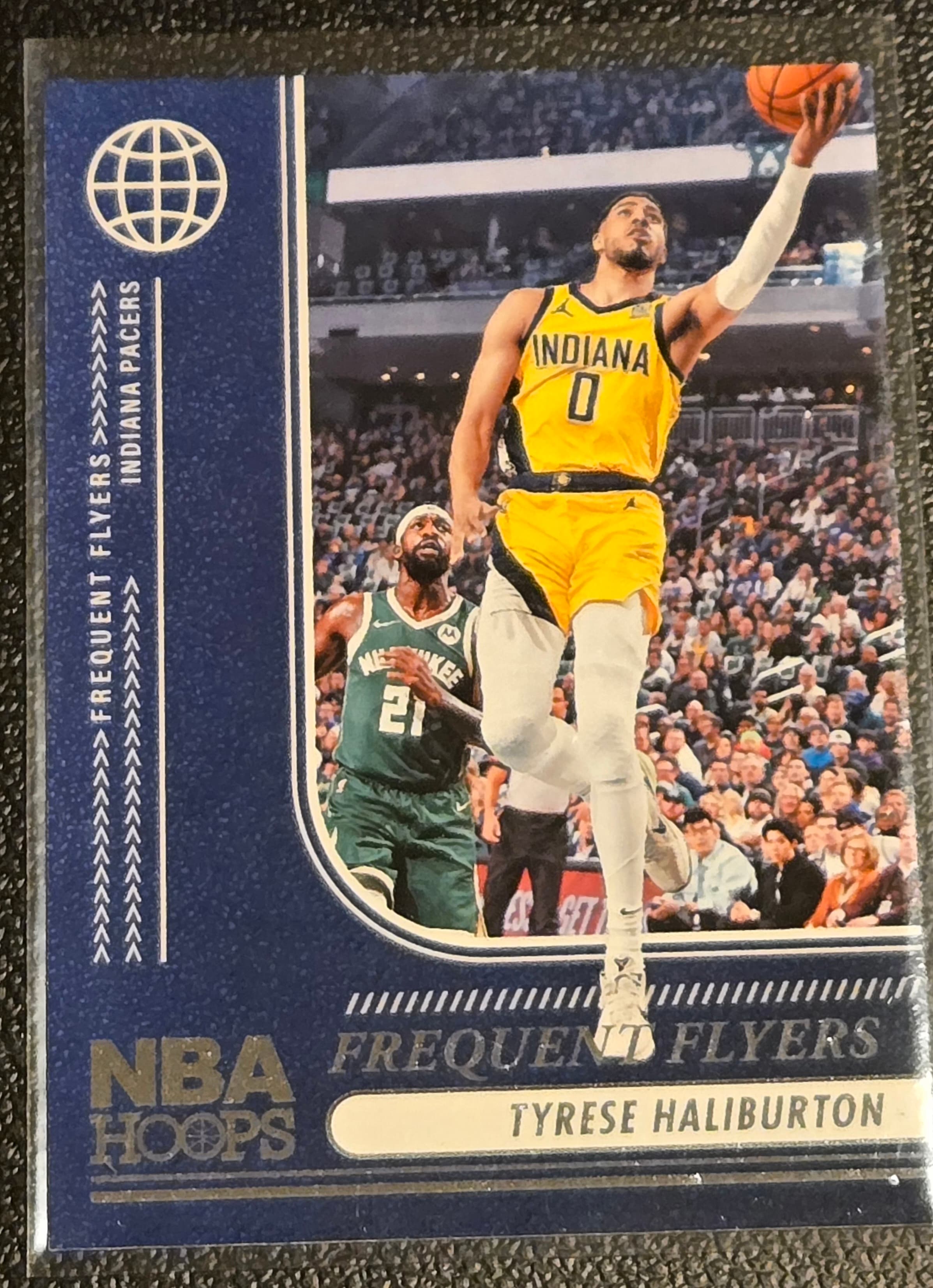 2024-25 Hoops #7 Tyrese Haliburton Frequent Flyers - Image 1