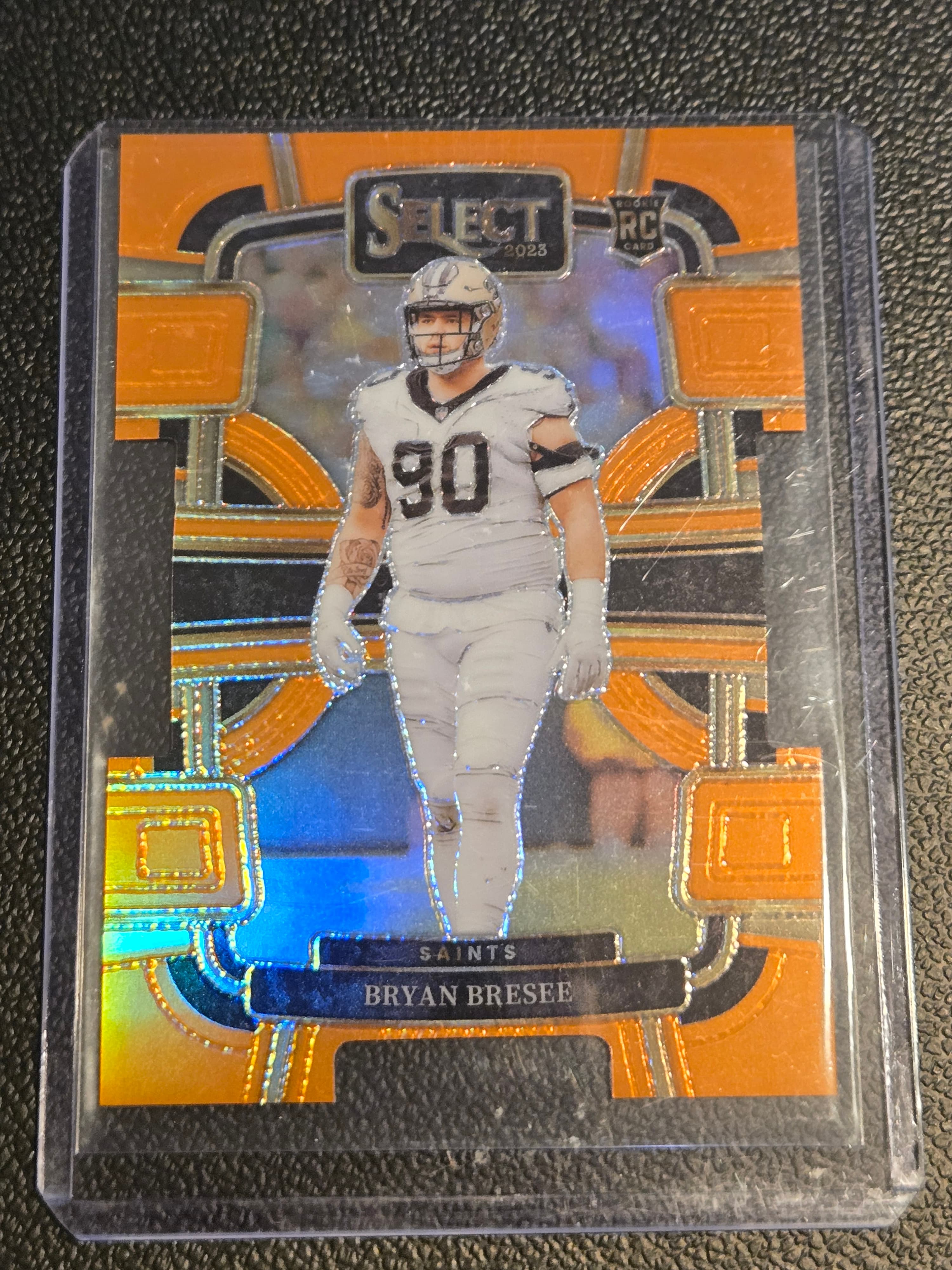 2023 Panini Select #72 Bryan Bresee Orange Prizms Die Cuts #/499 - Image 1