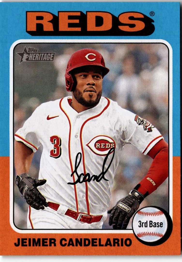 2024 Topps Heritage #221 Jeimer Candelario - Image 1