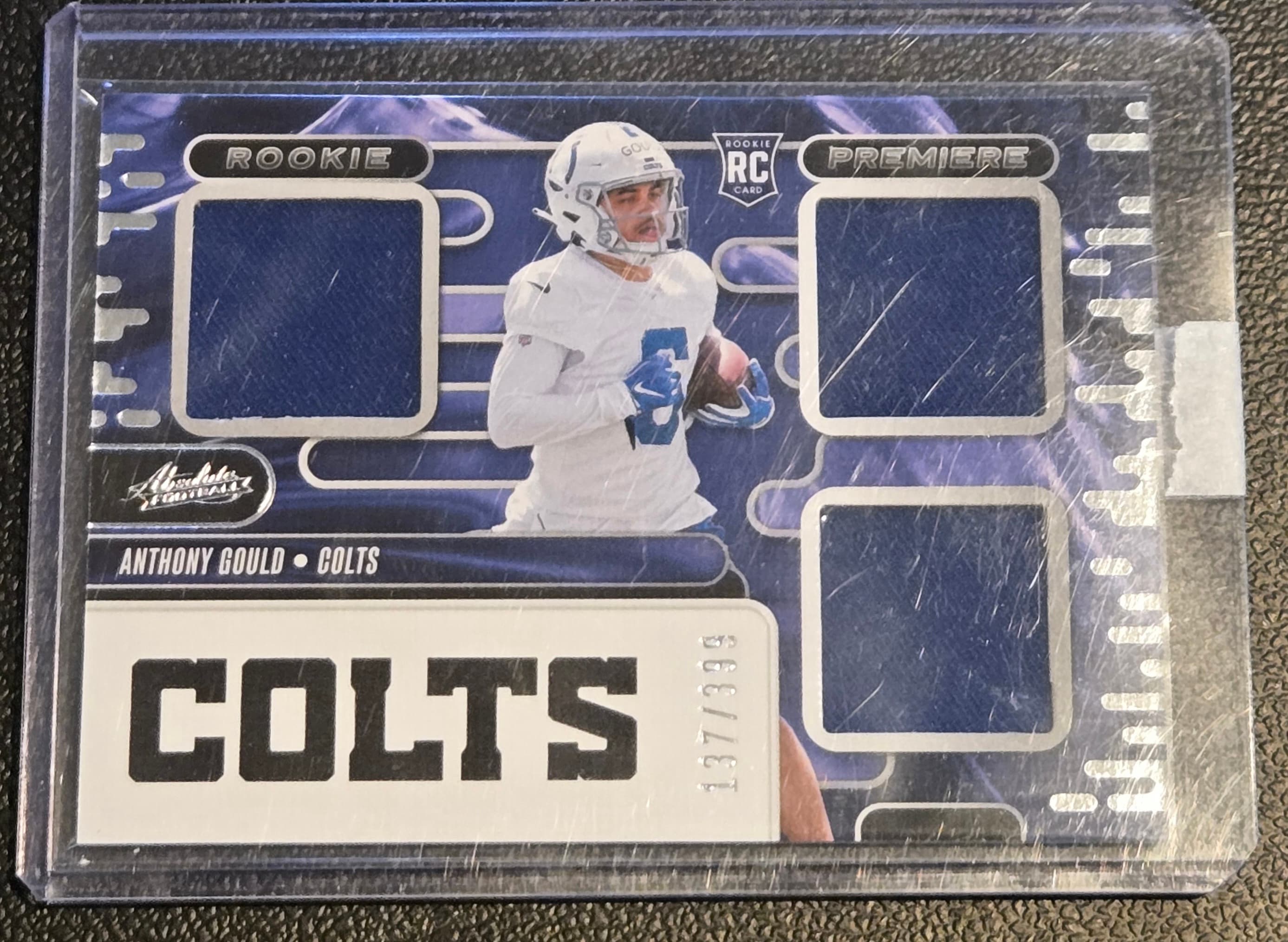 2024 Panini Absolute #RPM-AGD Anthony Gould Rookie Premiere Materials #/399 - Image 1