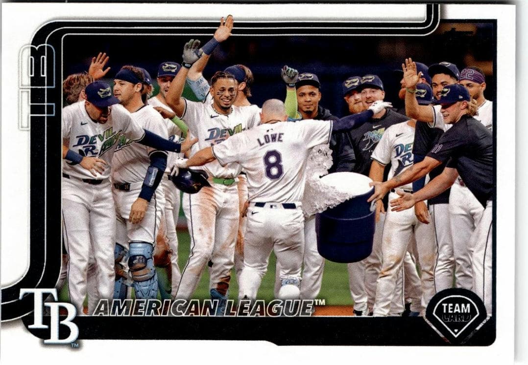 2025 Topps #294 Tampa Bay Rays - Image 1