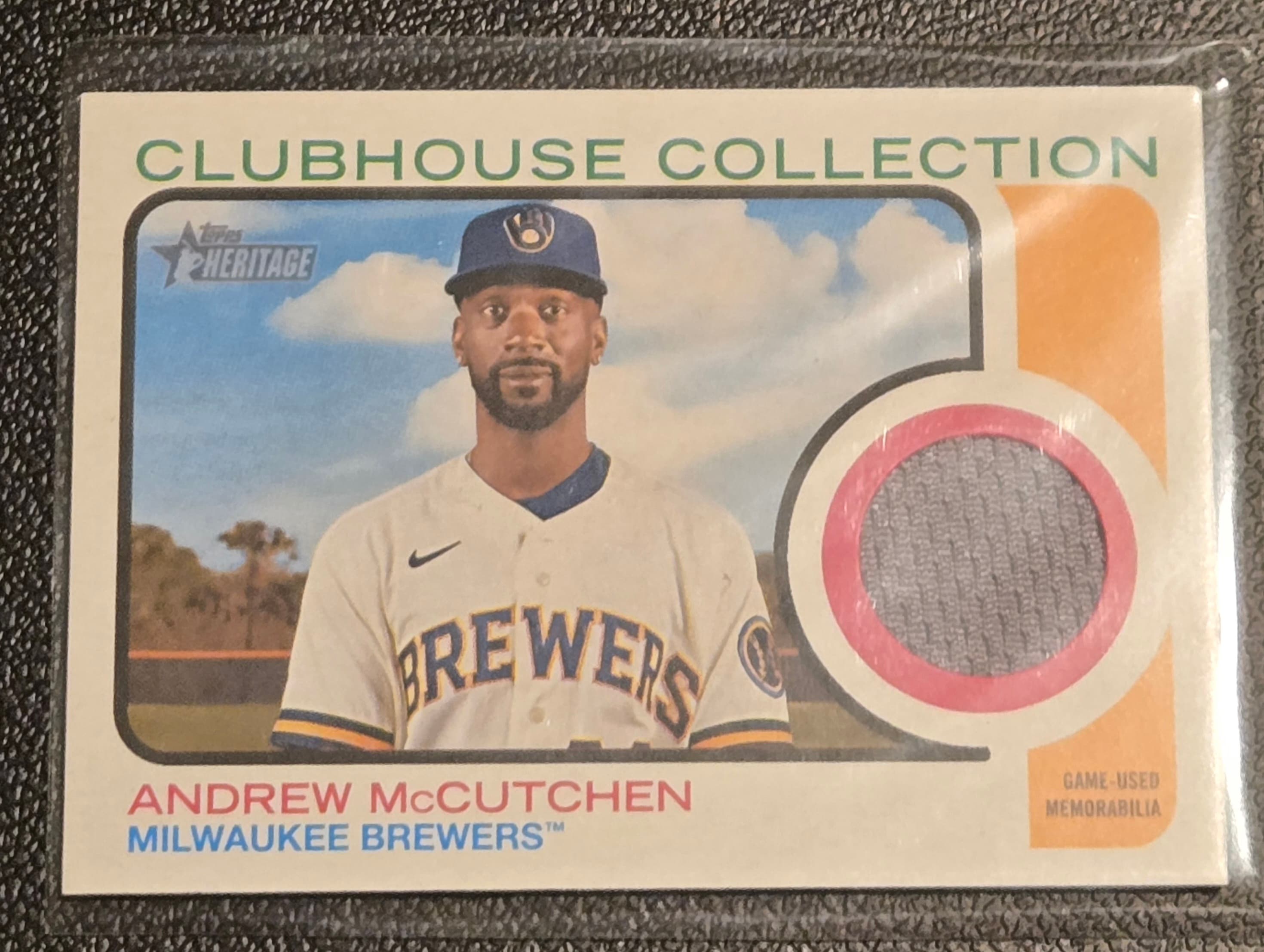 2022 Topps Heritage #CCR-AM Andrew McCutchen Clubhouse Collection Relics - Image 1