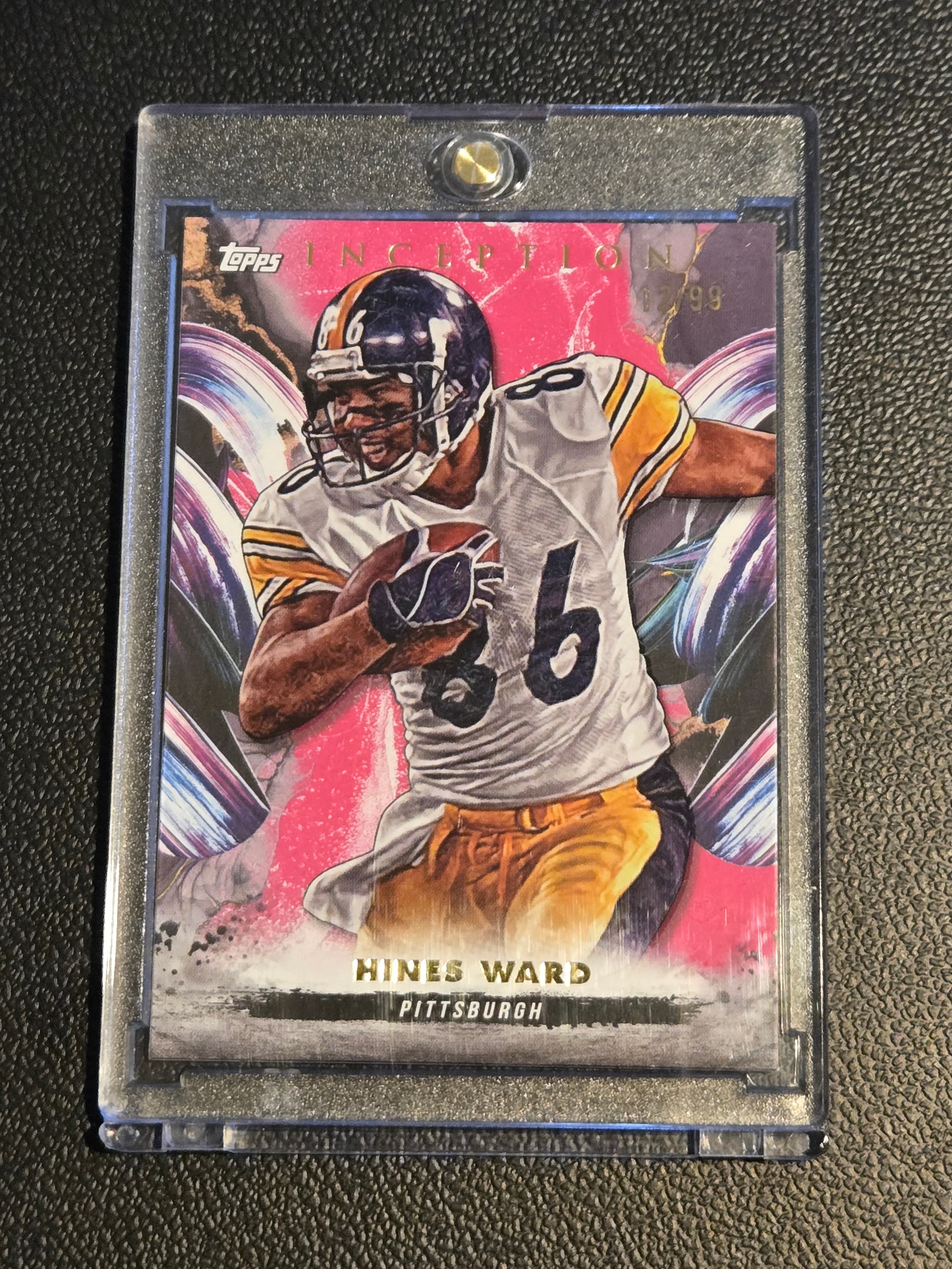 2024 Topps Inception #132 Hines Ward Magenta #/99 - Image 1